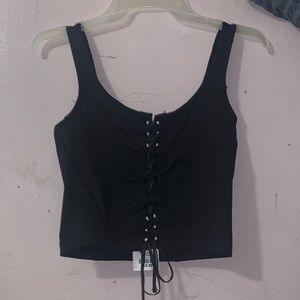 NWT Lace up bustier top